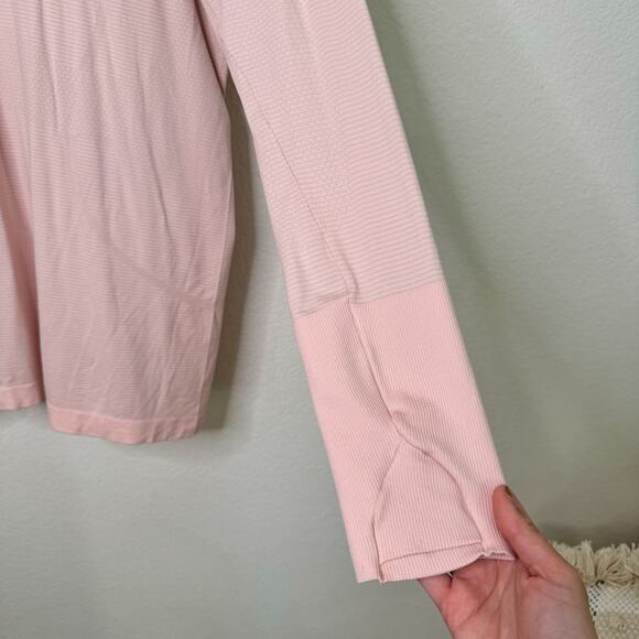 Lululemon Light Pink Swiftly Long Sleeve Top - Picture 8 of 9